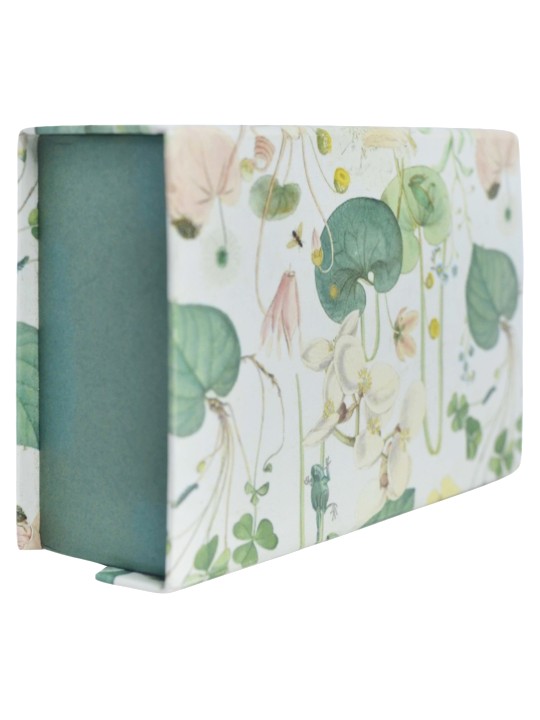 Botanical Floral Print Magnetic Flip Top Jewelry Organizer Box and Premium Keepsake Case - Image 5