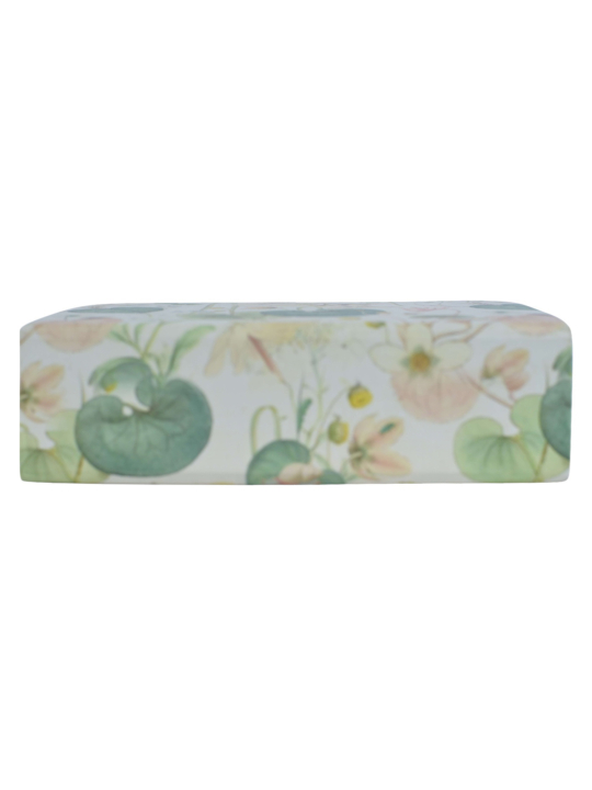 Botanical Floral Print Magnetic Flip Top Jewelry Organizer Box and Premium Keepsake Case - Image 4