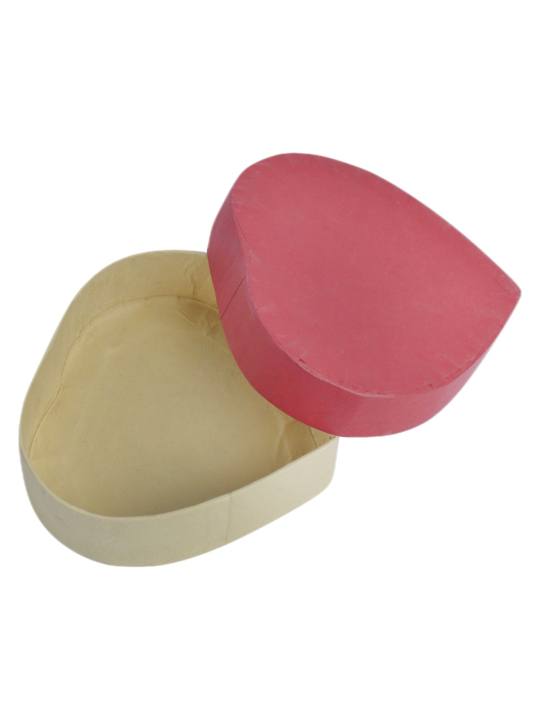 Two Tone Heart Shaped Gift Box Romantic Decorative Keepsake Storage Case - Image 5